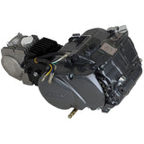RedCap Lifan 140cc 4-Stroke Racing Engine Motor Kit, Single Cylinder Horizontal Oil-Cooled Kick Start, Compatible for XR50, XR70, CRF50, CRF70, ATC70, SDG, SSR, Dirt Bike, Pit Bike (Midnight Silver)