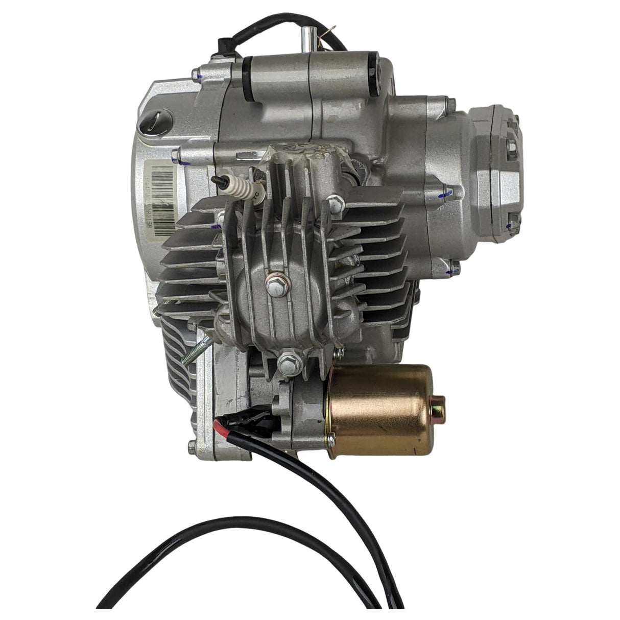 OEM Complete Engine Assambly Compatible for Kids Mini Dirt Bike DB-S60 60cc, SE60, Apollo RXF Mini 50, Bosuer BSE PH01A, YCF 50A, CRZ 50S, - Version DB-S60 (Silver)