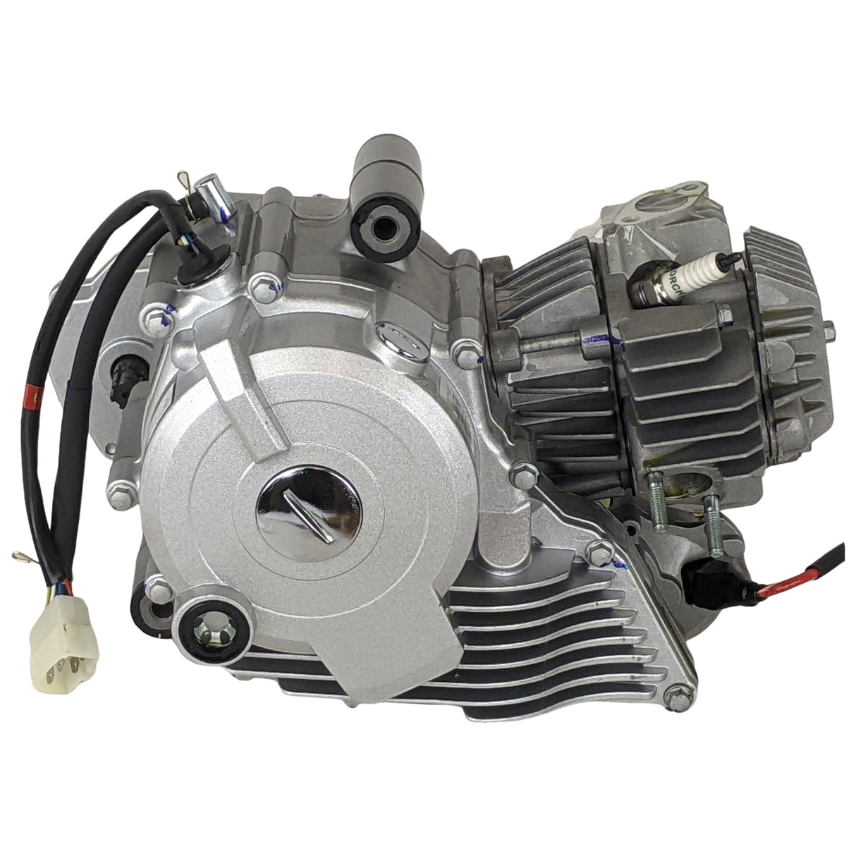 OEM Complete Engine Assambly Compatible for Kids Mini Dirt Bike DB-S60 60cc, SE60, Apollo RXF Mini 50, Bosuer BSE PH01A, YCF 50A, CRZ 50S, - Version DB-S60 (Silver)