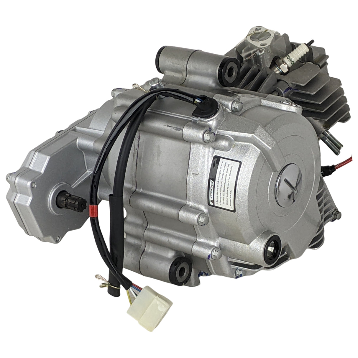 OEM Complete Engine Assambly Compatible for Kids Mini Dirt Bike DB-S60 60cc, SE60, Apollo RXF Mini 50, Bosuer BSE PH01A, YCF 50A, CRZ 50S, - Version DB-S60 (Silver)