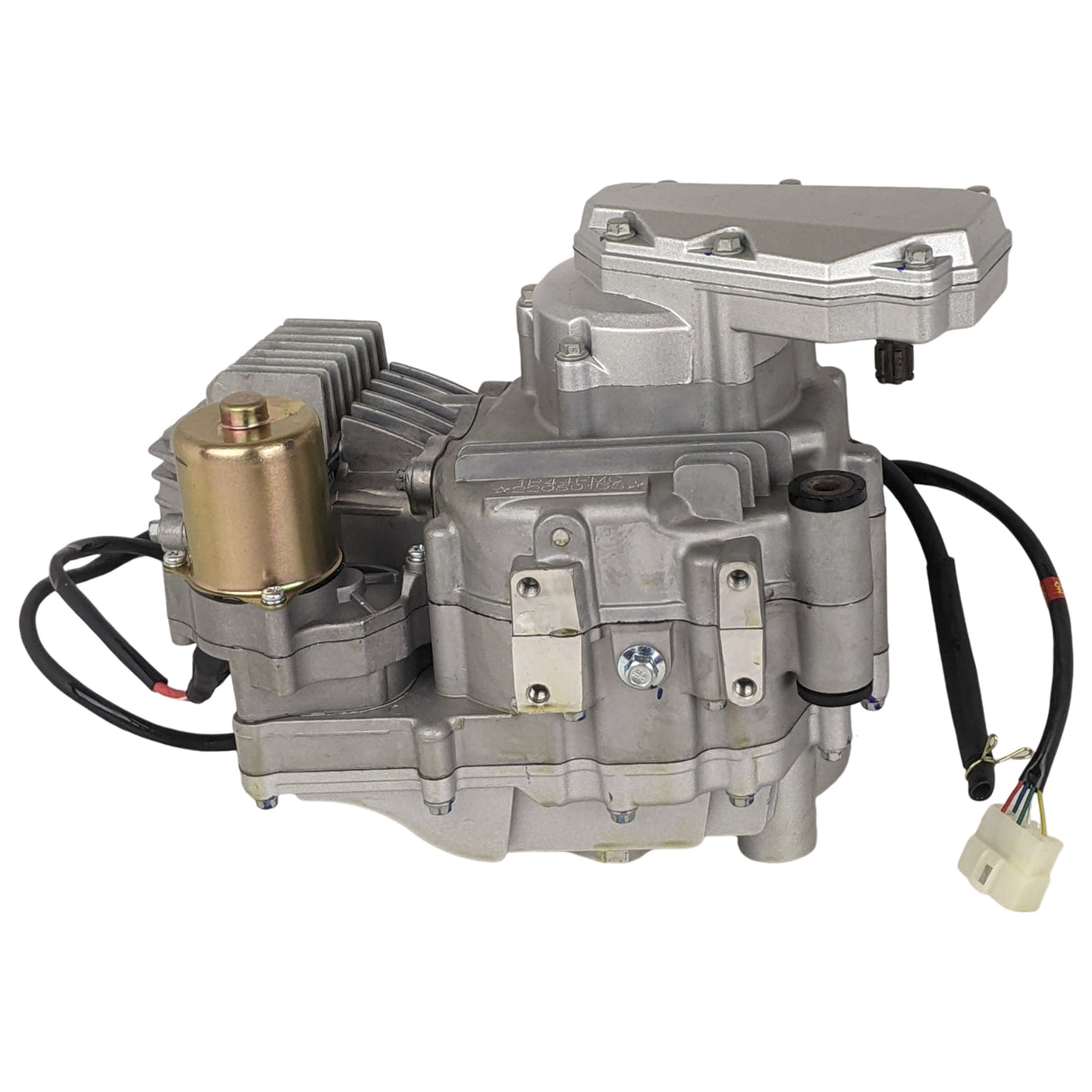 OEM Complete Engine Assambly Compatible for Kids Mini Dirt Bike DB-S60 60cc, SE60, Apollo RXF Mini 50, Bosuer BSE PH01A, YCF 50A, CRZ 50S, - Version DB-S60 (Silver)