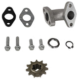 OEM Complete Engine Assambly Compatible for Kids Mini Dirt Bike DB-S60 60cc, SE60, Apollo RXF Mini 50, Bosuer BSE PH01A, YCF 50A, CRZ 50S, - Version DB-S60 (Silver)