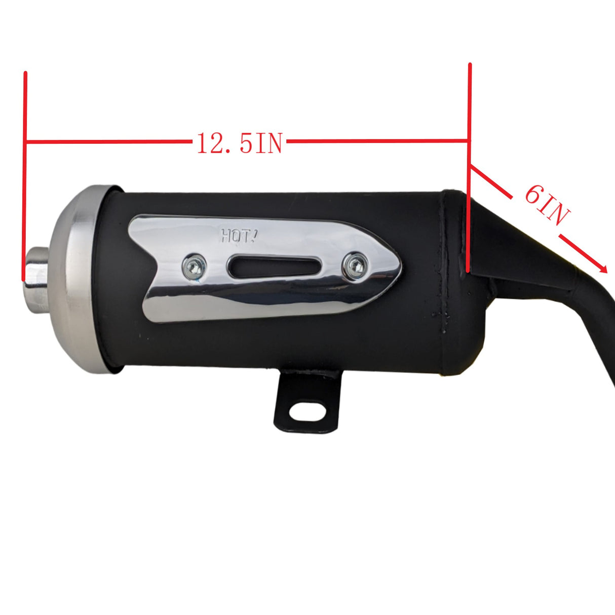 Muffler Exhaust Pipe Assembly for 150cc-200cc Go Kart Fits Kandi 150GKA-2 TaoTao SunL Roketa JCL