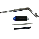 28mm Exhaust Pipe Muffler Honda CRF50 SSR Dirt Pit Bike ATV Quad 110cc 125cc Black/Blue