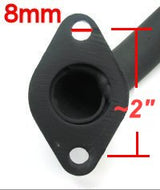 150 cc high flow scooter muffler/exhaust..- BLACK