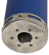 50 cc high flow scooter muffler/exhaust..- BLUE