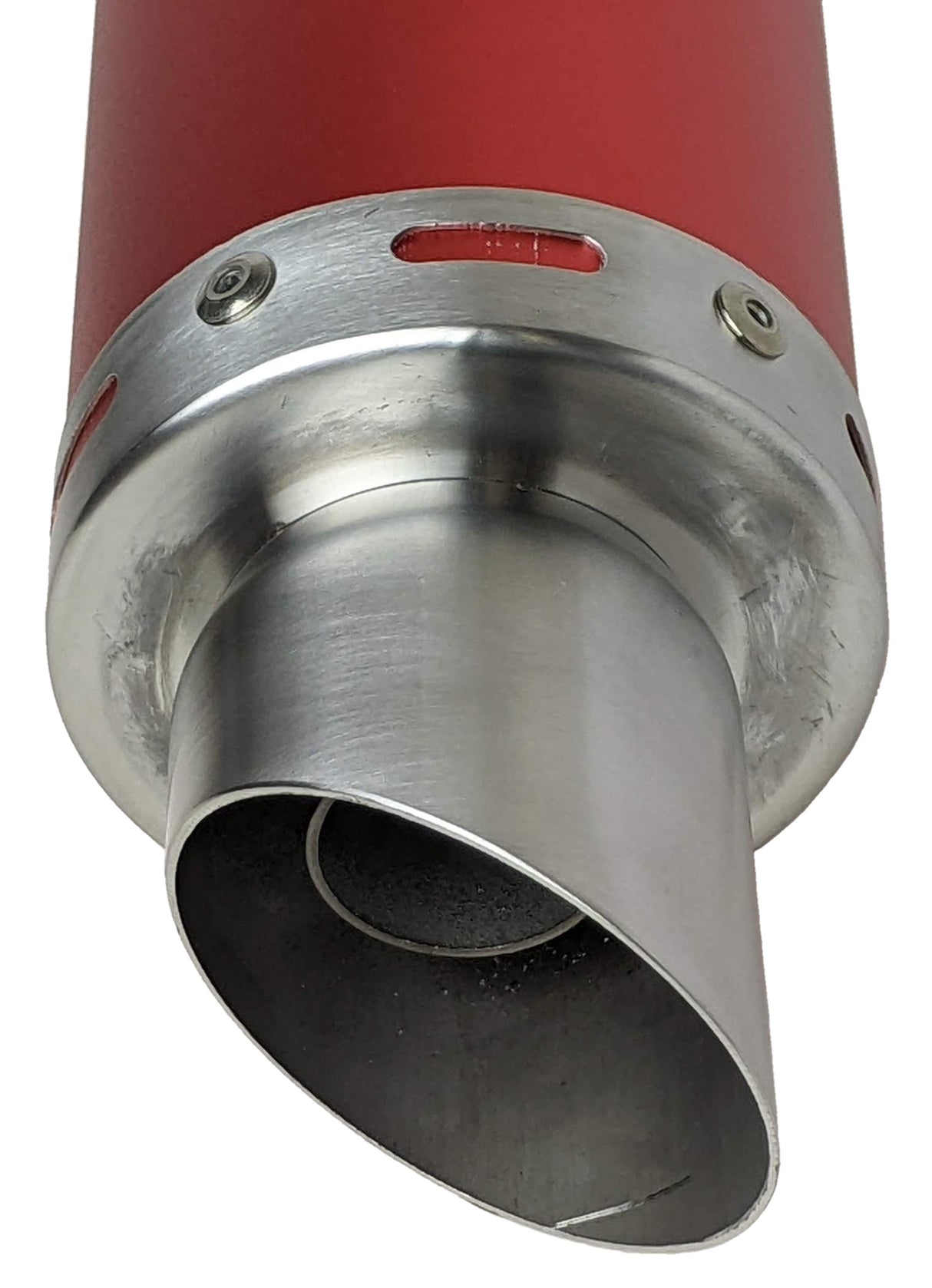 50 cc high flow scooter muffler/exhaust..- RED