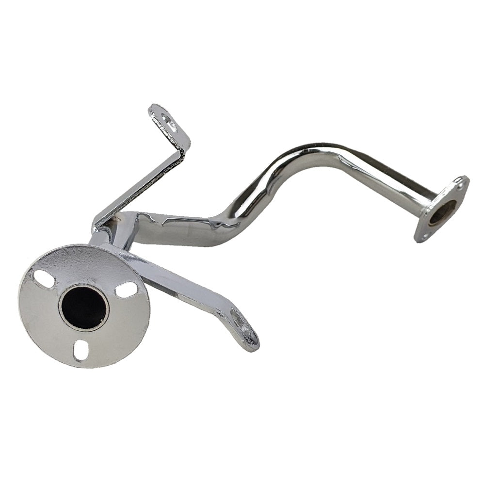 Header Pipe Assy for 50cc GY6 High Flow Exhaust - Version Welded Bracket