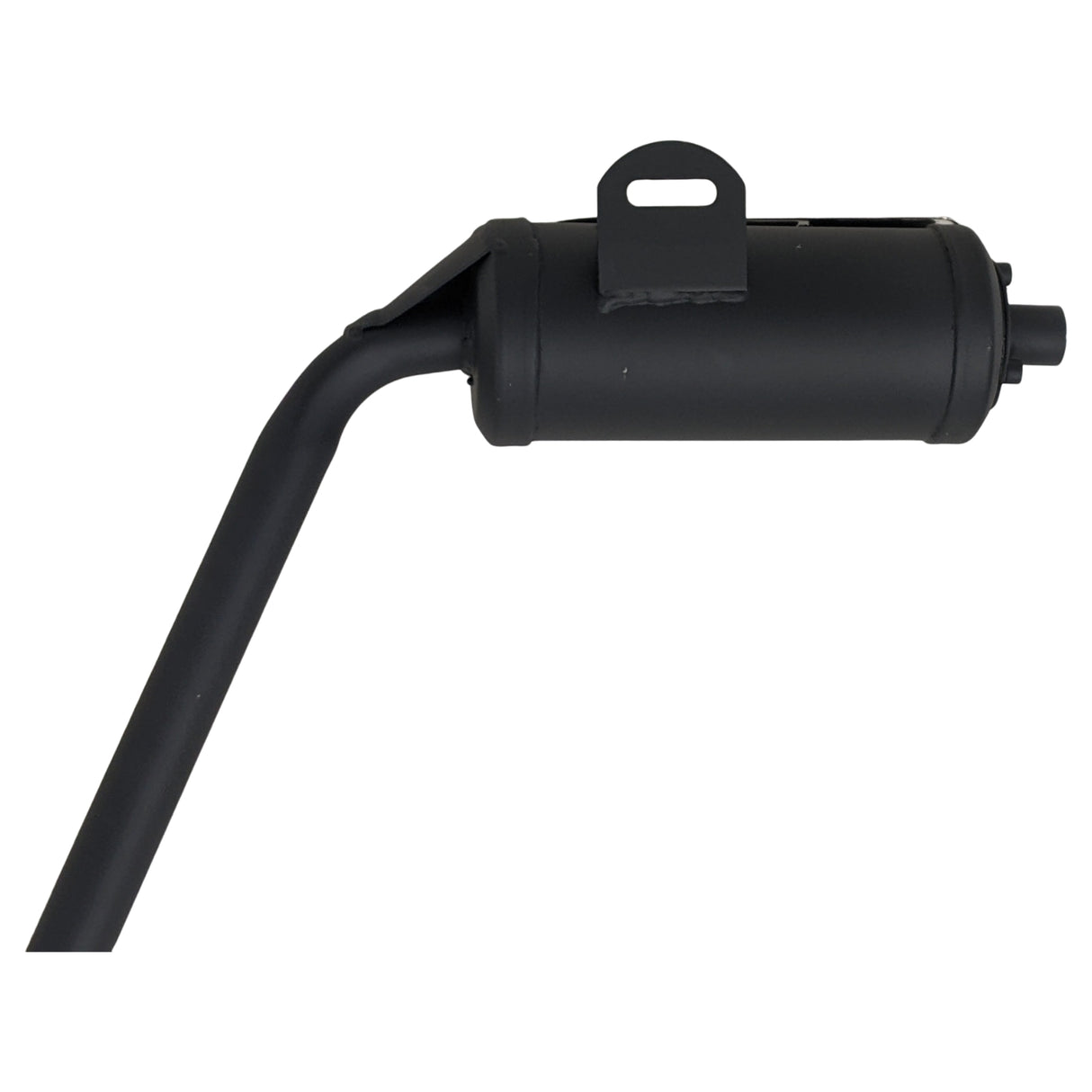 RedCap High Performance Exhaust Muffler Silencer Full System Assembly- Compatible with Rider 125 - Version CY125ATV-1, Cougar Vitacci Rider and Various Models - Black