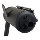 RedCap High Performance Exhaust Muffler Silencer Full System Assembly- Compatible with Rider 125 - Version CY125ATV-1, Cougar Vitacci Rider and Various Models - Black