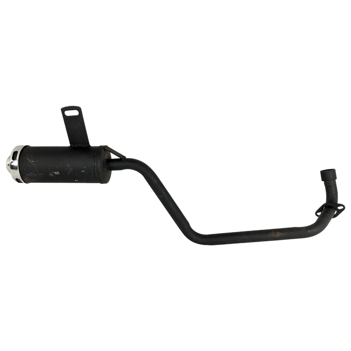 RedCap Complete Exhaust Muffler System Suitable for TaoTao ATA110B, ATA110B1, ATA110B3, Eagle 110B1, FA70, FA90, BY110, FA110, Boulder 110 ,Cougar Hawk, Jonway YY110ATV-10, Coolster 110cc Mini quad