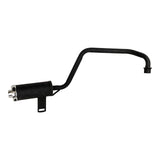 RedCap Complete Exhaust Muffler System Suitable for TaoTao ATA110B, ATA110B1, ATA110B3, Eagle 110B1, FA70, FA90, BY110, FA110, Boulder 110 ,Cougar Hawk, Jonway YY110ATV-10, Coolster 110cc Mini quad