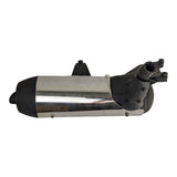 RedCap High Performance Exhaust Muffler Silencer Includes chrome decorative cover, clamp Assembly - Upgrade for Jonway YY250T, Magnum 250cc GY6 250cc Scooter