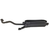 Muffler Exhaust Header Tail Pipe for Gy6 125cc 150cc Engine Scooters Gator 150 f2 Riders Moped