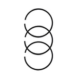 100cc V2 Piston Ring Set