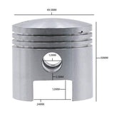100cc Piston 50mm - Bike Engine Kit