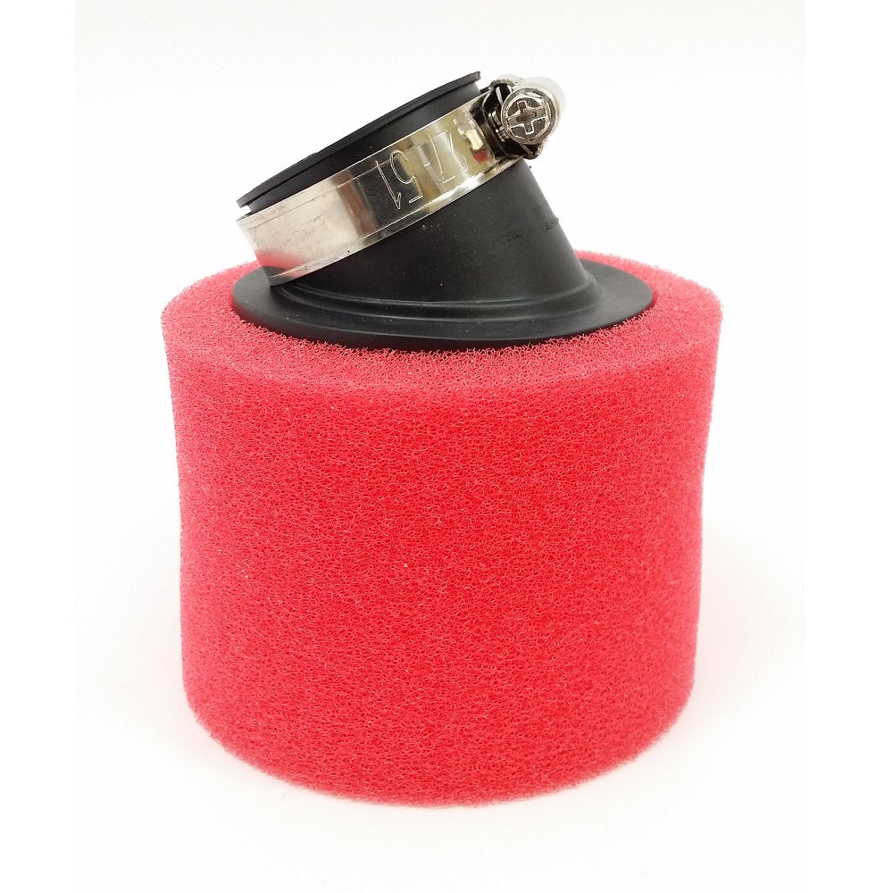 Air Filter, 42mm Red Angled Foam