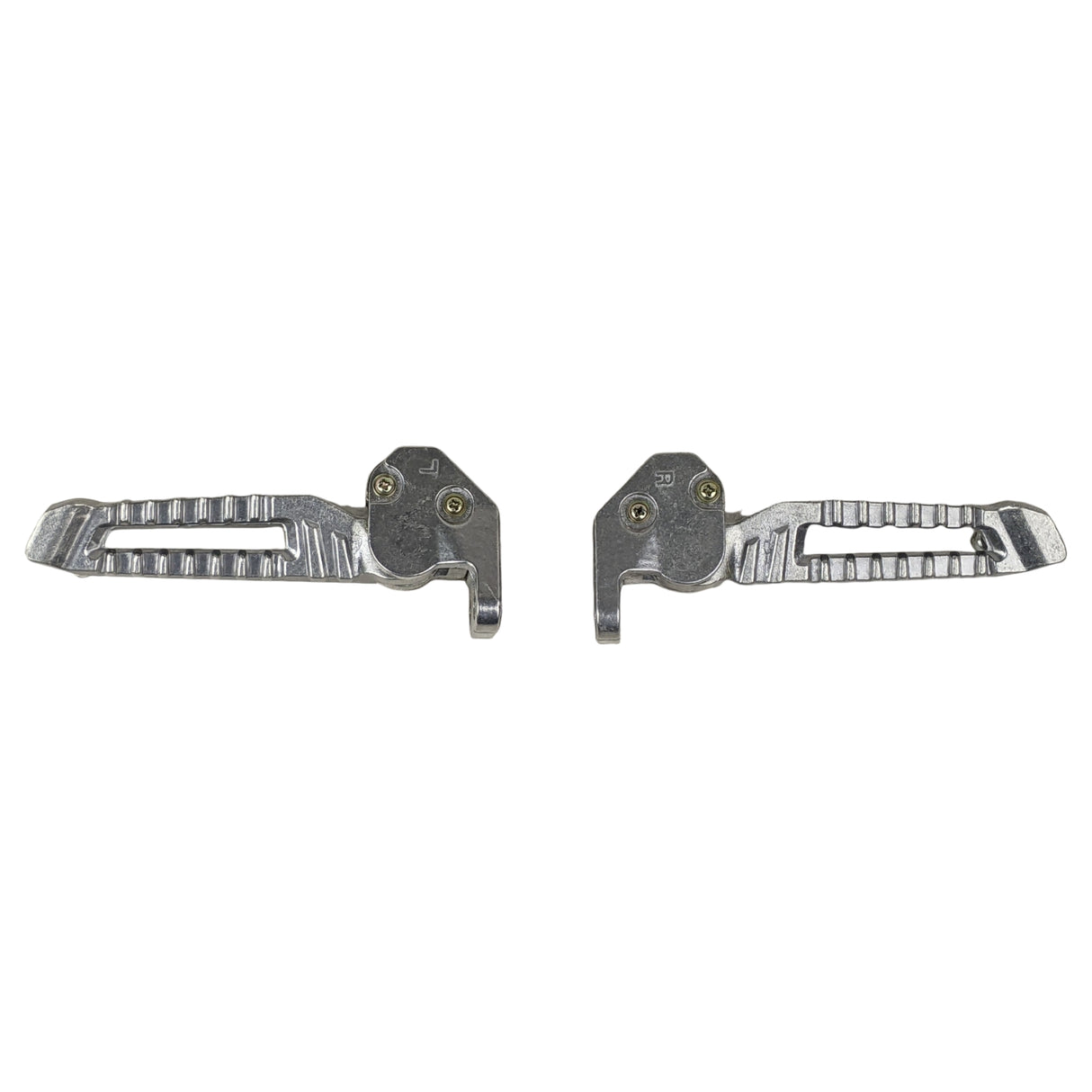 RedCap Rear Footrest Peg Set Specifically Designed for, Jonway Gator Tank 150cc, Tank 200cc, Cougar Tank 150cc, 200cc, Scooters, Sleek & Stylish Silver Design 1 Pair Footrest Pegs (Left & Right)