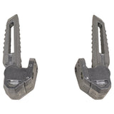 RedCap Rear Footrest Peg Set Specifically Designed for, Jonway Gator Tank 150cc, Tank 200cc, Cougar Tank 150cc, 200cc, Scooters, Sleek & Stylish Silver Design 1 Pair Footrest Pegs (Left & Right)