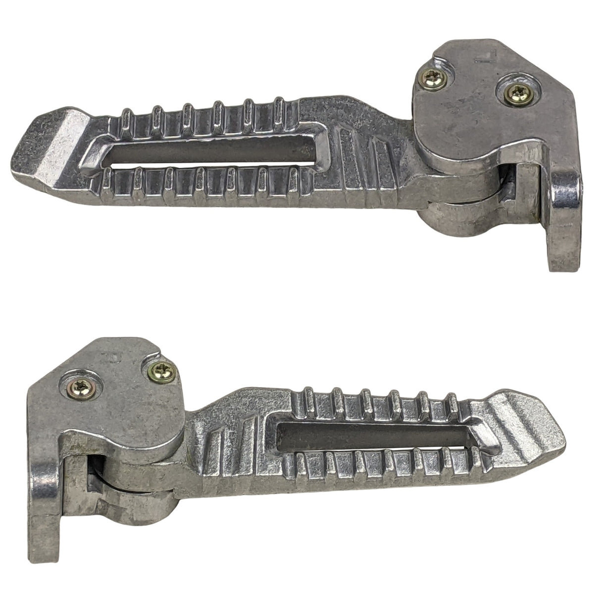 RedCap Rear Footrest Peg Set Specifically Designed for, Jonway Gator Tank 150cc, Tank 200cc, Cougar Tank 150cc, 200cc, Scooters, Sleek & Stylish Silver Design 1 Pair Footrest Pegs (Left & Right)