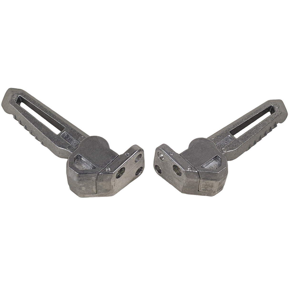 RedCap Rear Footrest Peg Set Specifically Designed for, Jonway Gator Tank 150cc, Tank 200cc, Cougar Tank 150cc, 200cc, Scooters, Sleek & Stylish Silver Design 1 Pair Footrest Pegs (Left & Right)