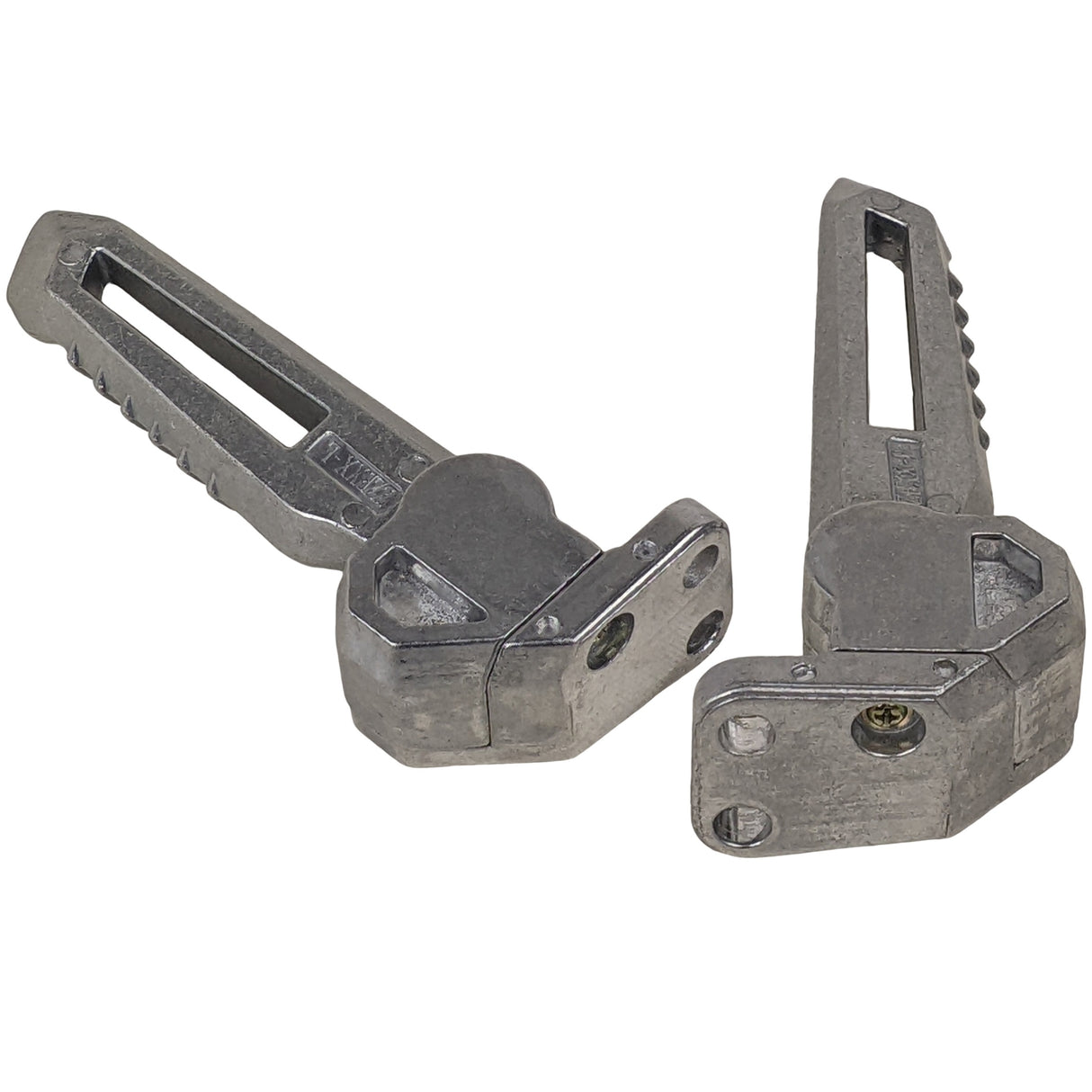 RedCap Rear Footrest Peg Set Specifically Designed for, Jonway Gator Tank 150cc, Tank 200cc, Cougar Tank 150cc, 200cc, Scooters, Sleek & Stylish Silver Design 1 Pair Footrest Pegs (Left & Right)