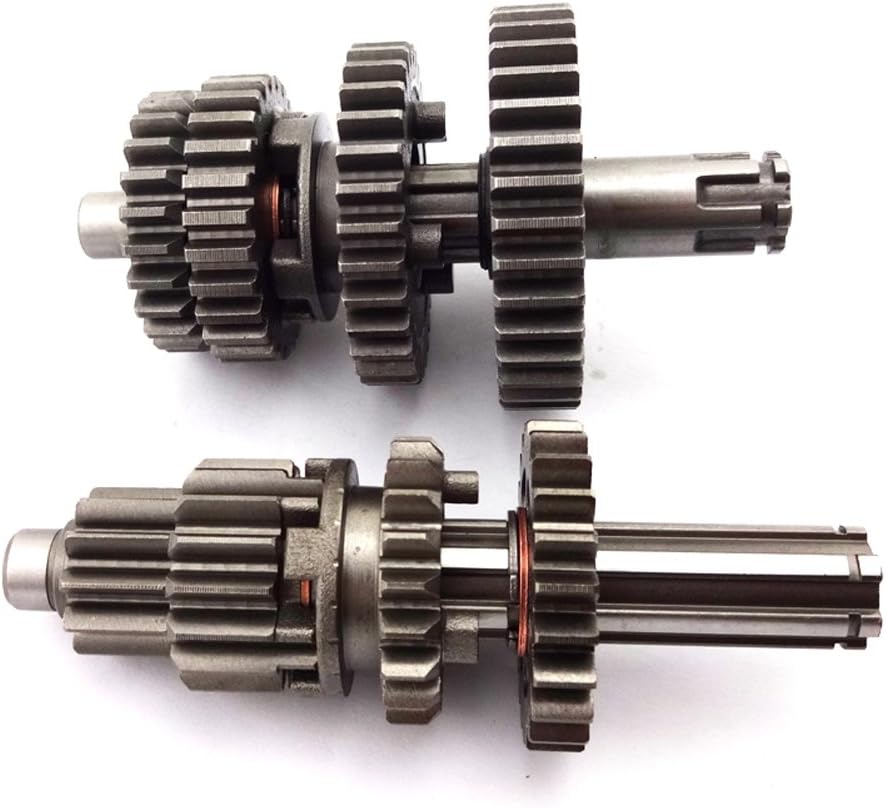 Transmission Gear Box Main Counter Shaft Assembly for 4-Stroke Engines 110cc 125cc YX Pit Dirt Bike ATC 70 ATC 90 Mini Trail