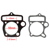 Cylinder Head Gasket Set for 4 Stroke Horizontal Engines 125cc ATVs with Oblong Hole (55mm)