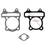 170cc GY6 Complete Engine Gasket Set B-BLOCK 57mm 61mm Cylinder Head Short Case