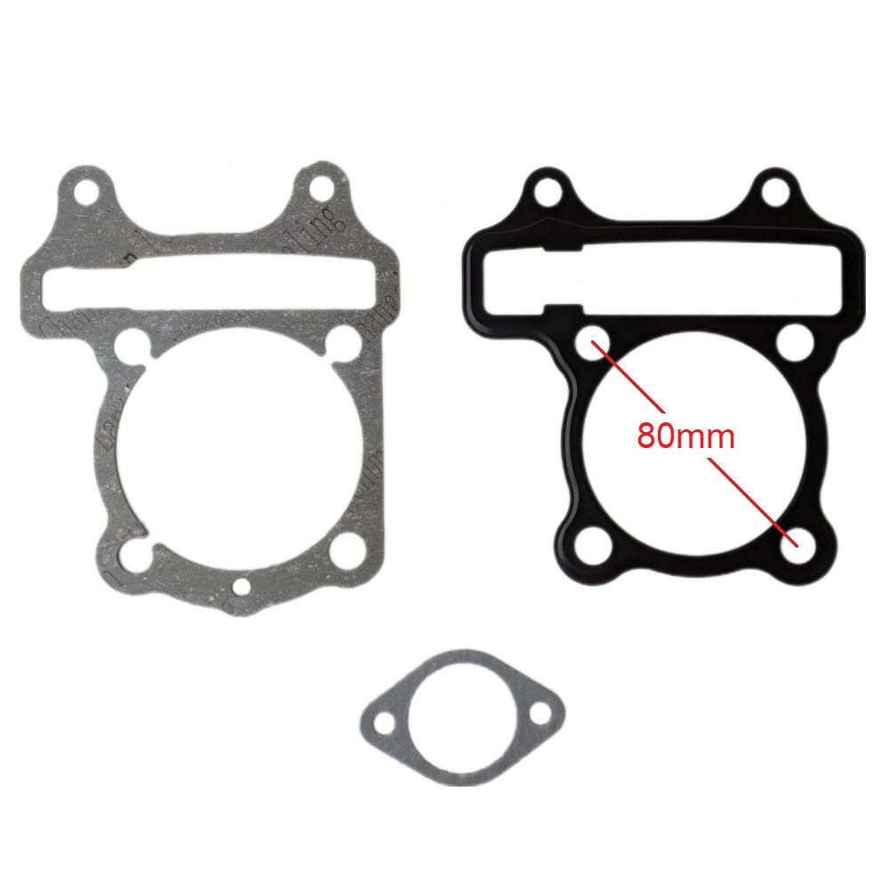 170cc GY6 Complete Engine Gasket Set B-BLOCK 57mm 61mm Cylinder Head Short Case