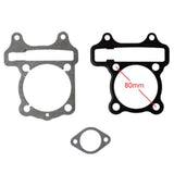 170cc GY6 Complete Engine Gasket Set B-BLOCK 57mm 61mm Cylinder Head Short Case