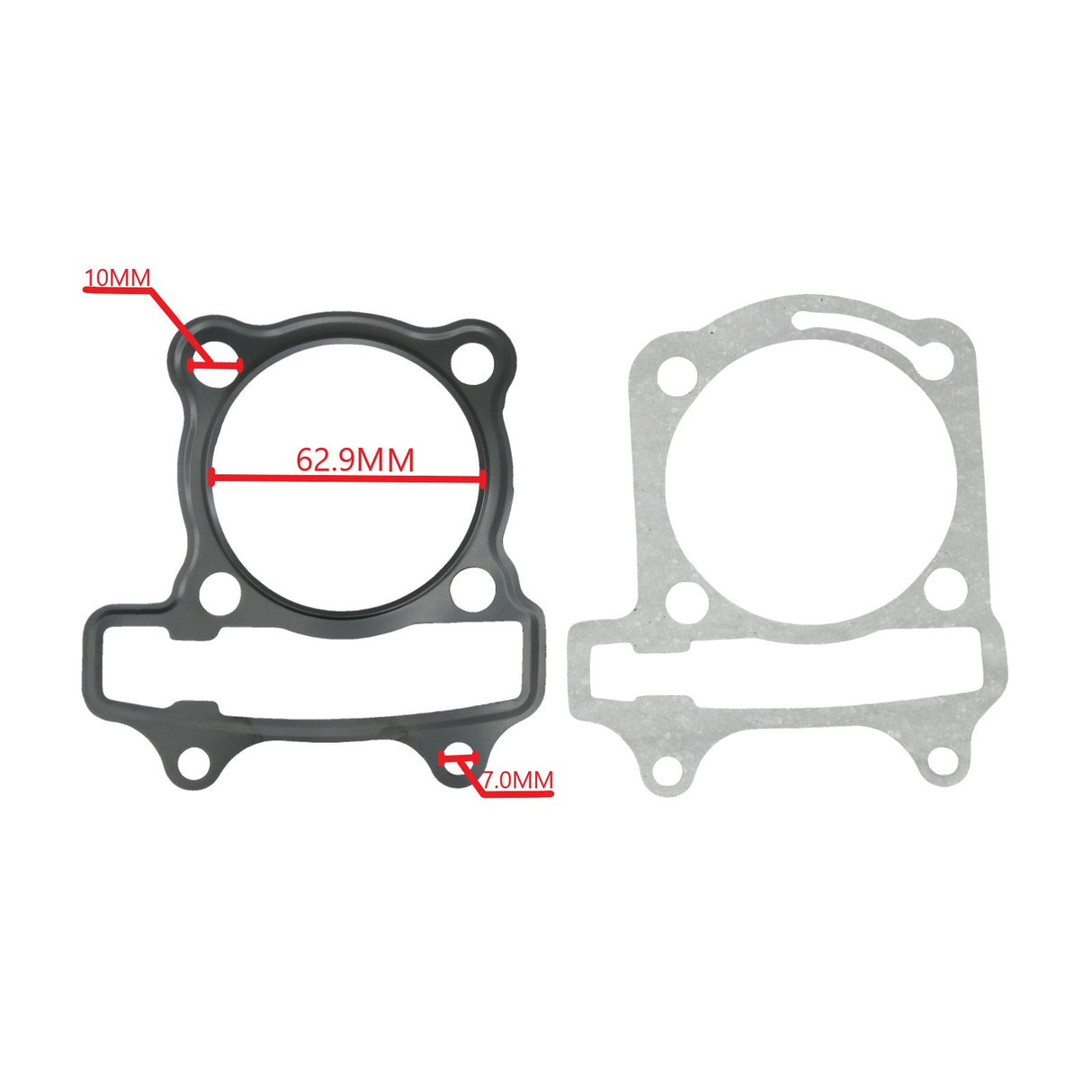 Head & Cylinder Timing Cover Gasket set for 200cc 63mm GY6 EFI Engine