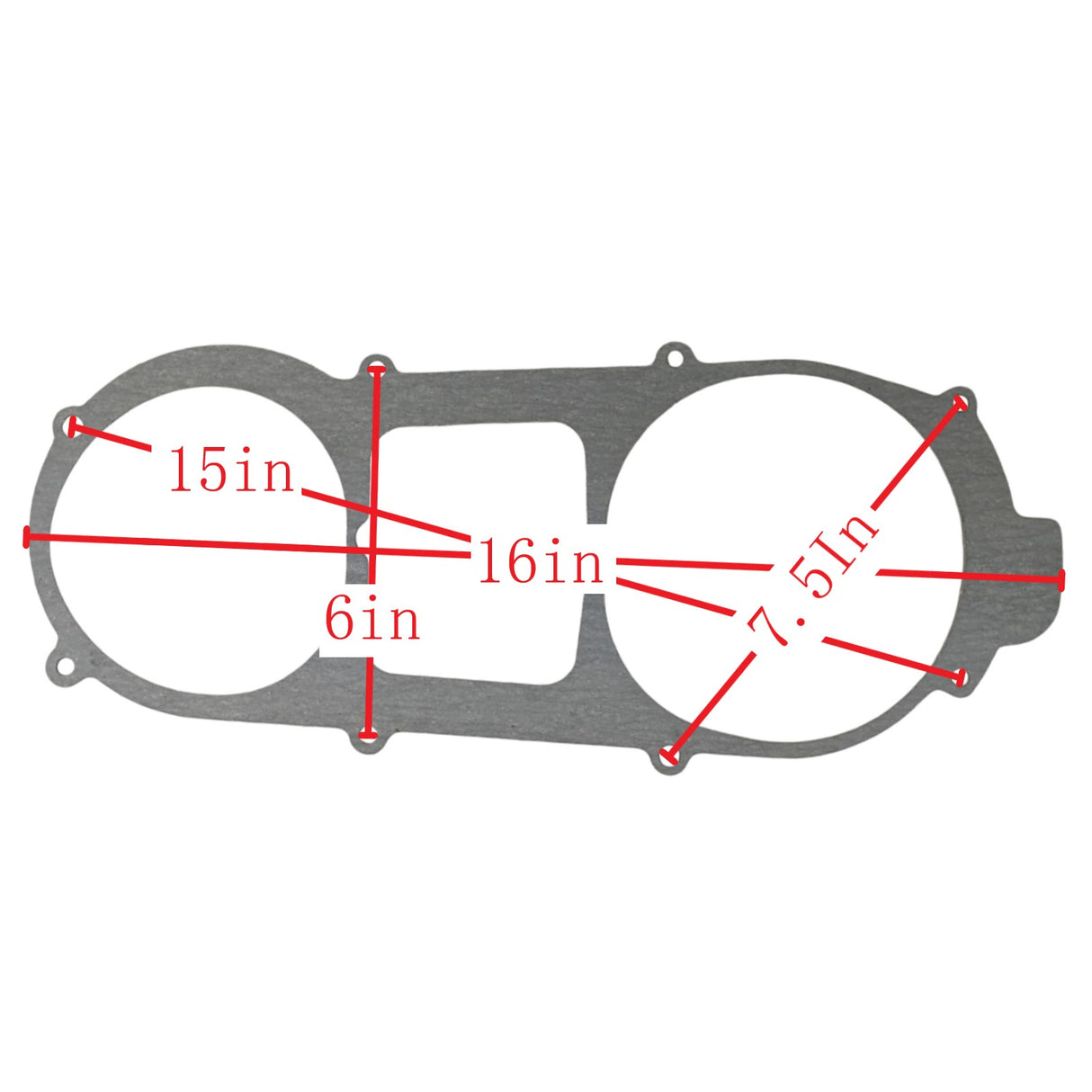 Complete Engine Gaskets set for NON-Shockproof 200cc 63mm GY6 EFI Engine