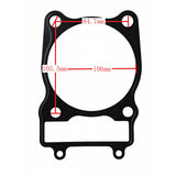 Gasket set for Cylinder Kit Assembly for 650cc UTV 650 EFI