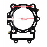 Gasket set for Cylinder Kit Assembly for 650cc UTV 650 EFI