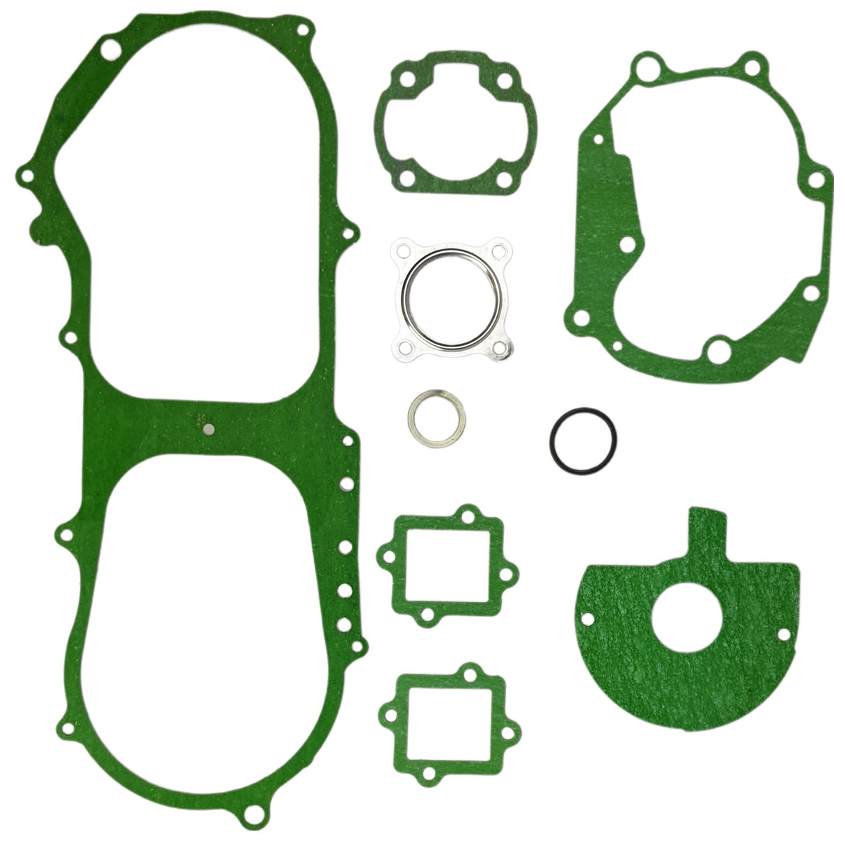 RedCap 50cc 2-Stroke Gasket Set for Yamaha JOG Minarelli ATV Scooters (1E40QMB, 1PE40QMB) QJ50 Engines - Compatible with E-Ton, Vento, Keeway, Hurricane - Enhance Engine Performance - Set of 9