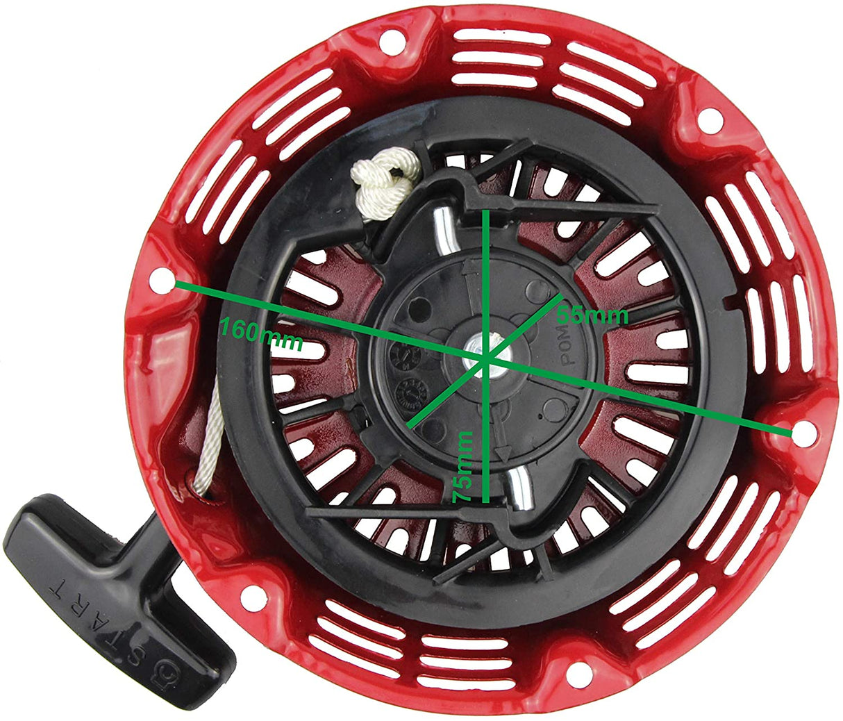 Recoil Starter for Honda GX160,GX200 (Steel Rod Paws) 28400-ZH8-013YA