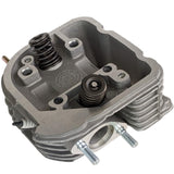 61mm Big Bore Cylinder Head Assembly GY6 169cc 200cc 57mm Stud Spacing Type K-Block 2-Bolt Valve cover