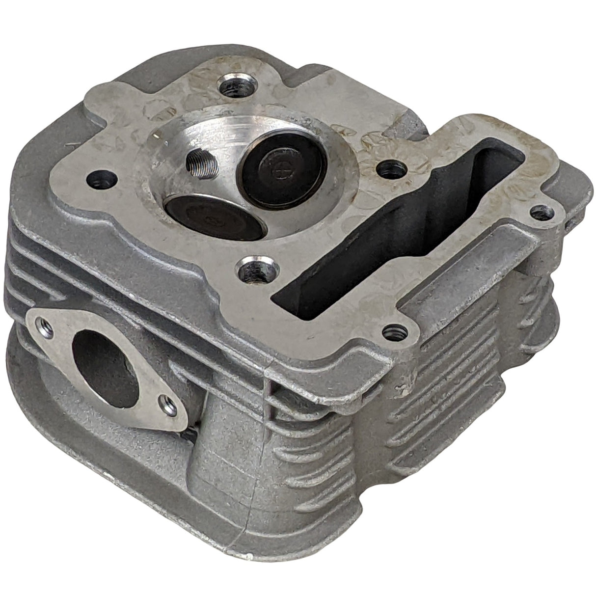 61mm Big Bore Cylinder Head Assembly GY6 169cc 200cc 57mm Stud Spacing Type K-Block 2-Bolt Valve cover