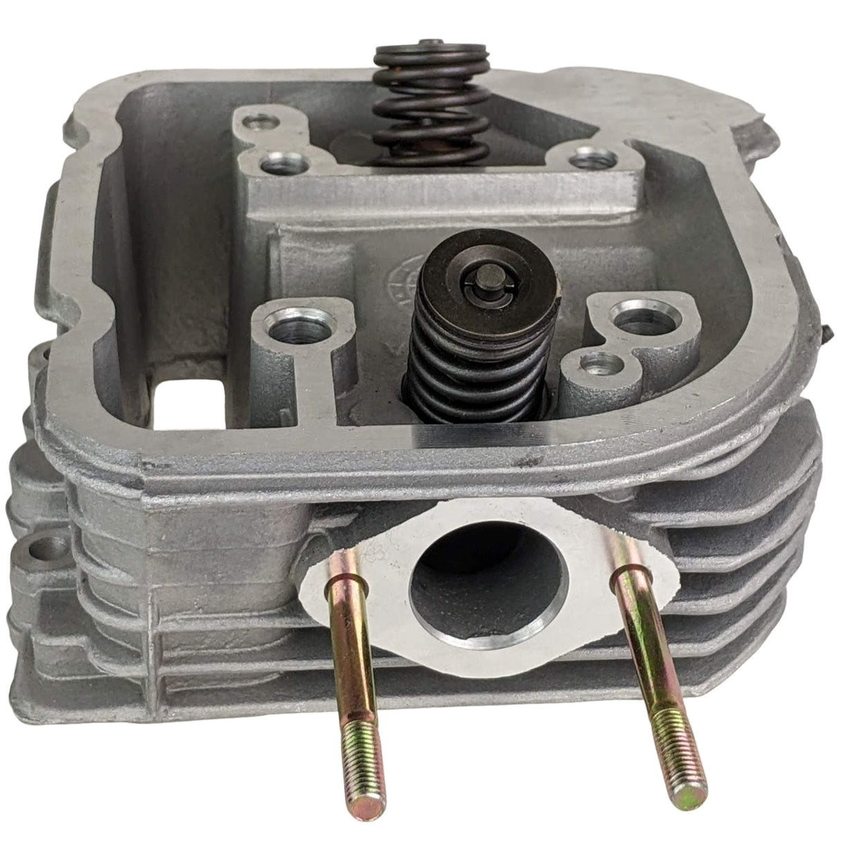 61mm Big Bore Cylinder Head Assembly GY6 169cc 200cc 57mm Stud Spacing Type K-Block 2-Bolt Valve cover