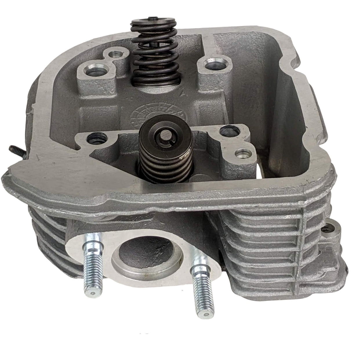 61mm Big Bore Cylinder Head Assembly GY6 169cc 200cc 57mm Stud Spacing Type K-Block 2-Bolt Valve cover