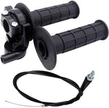 Throttle Grips Cable Kit Assembly 7/8"- Mini Baja MB165 MB200 5.5/6.5hp 196cc 200cc Doodlebug Bike 50"