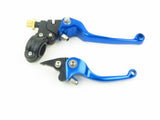 BLUE - CNC Brake Clutch Lever Set, Aluminum, Dirt Bike