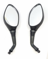 Mirrors, 8mm, BLACK, Set of 2, Scooter