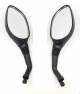 Mirrors, 8mm, BLUE, Set of 2, Scooter