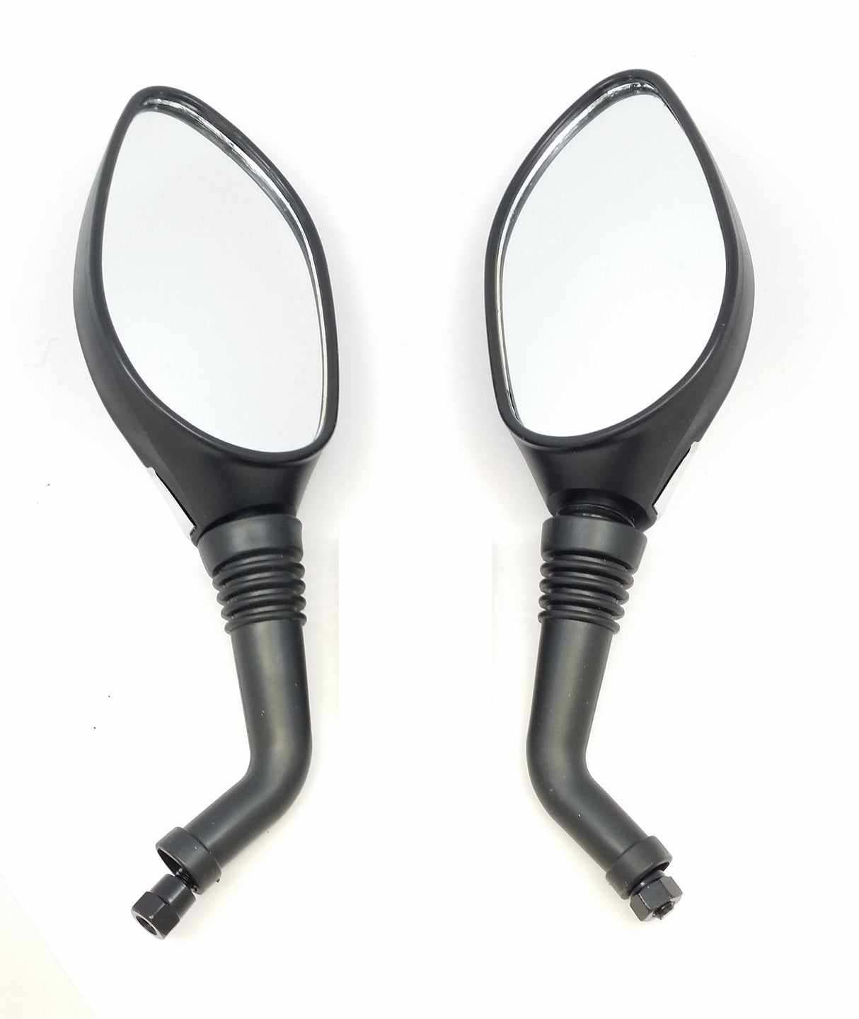Mirrors, 8mm, CHROME, Set of 2, Scooter