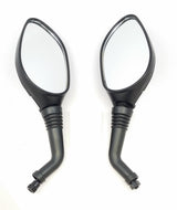 Mirrors, 8mm, CHROME, Set of 2, Scooter