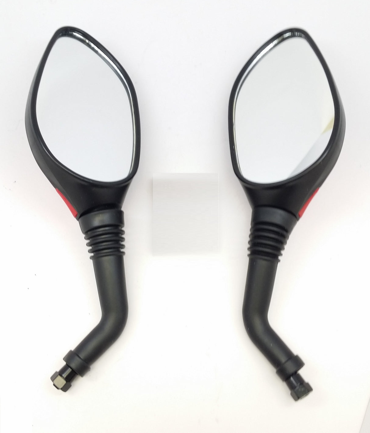Red Rearview Side Mirrors Pair for 50cc 125cc 150cc GY6 Scooters Mopeds Compatible with TaoTao Jonway Roketa