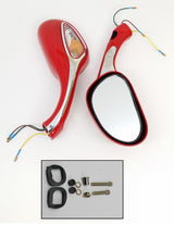 Mirror with Turn Signal light, Gator 150 -RED