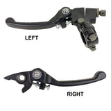 7/8" FOLDING BRAKE CLUTCH LEVER SET SDG SSR 70 110 107 125 PIT BIKE - BLACK